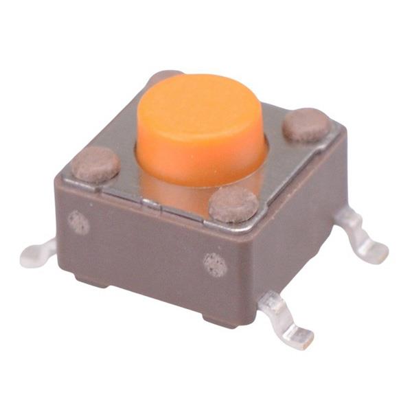 DTSM-62S-V-T/R 5.0mm Height 6 x 6mm Surface Mount Tactile Switch 320gf ...