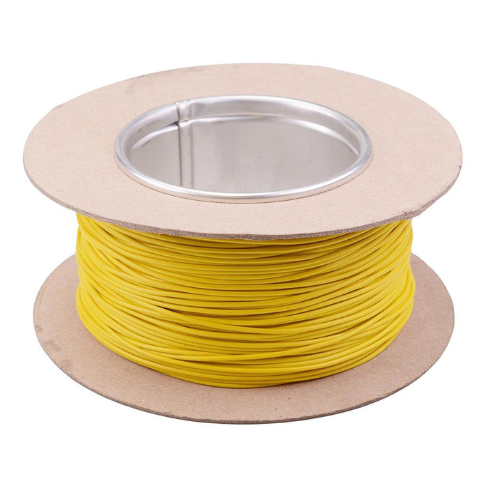 Yellow 0.5mm² Thin Wall Cable 16/0.2mm 100M