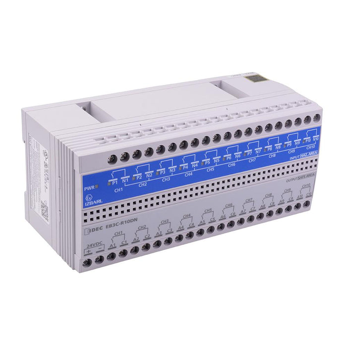 EB3C-R10DN 10 Channel Relay Barrier 24VDC IDEC