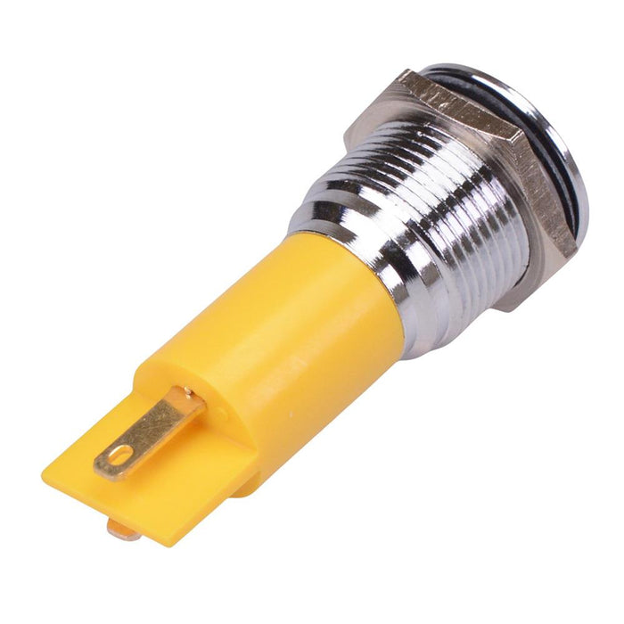 Q16P1CXXY130E Yellow Prominent 16mm 130VAC LED Panel Indicator IP67 APEM