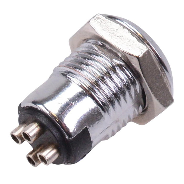 On-On 12mm Metal Key Switch DPDT 1A