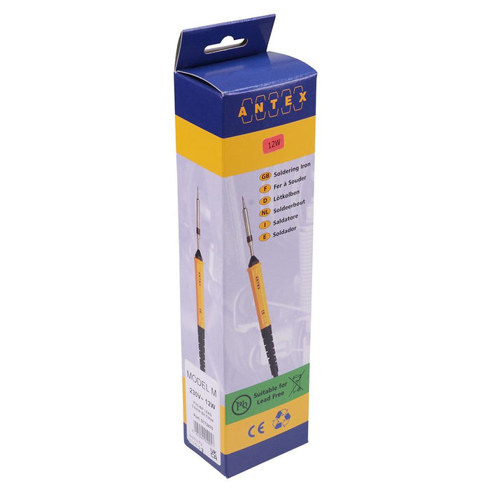 S172470 M12 230V 12W Soldering Iron Antex