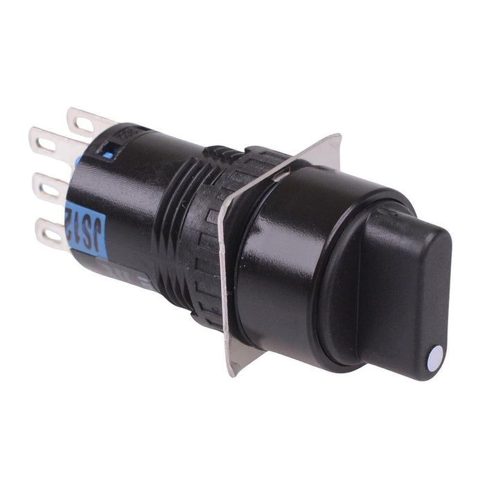 AS6M-33Y2P 3 Position 16mm Momentary Round Selector Switch DPDT IDEC