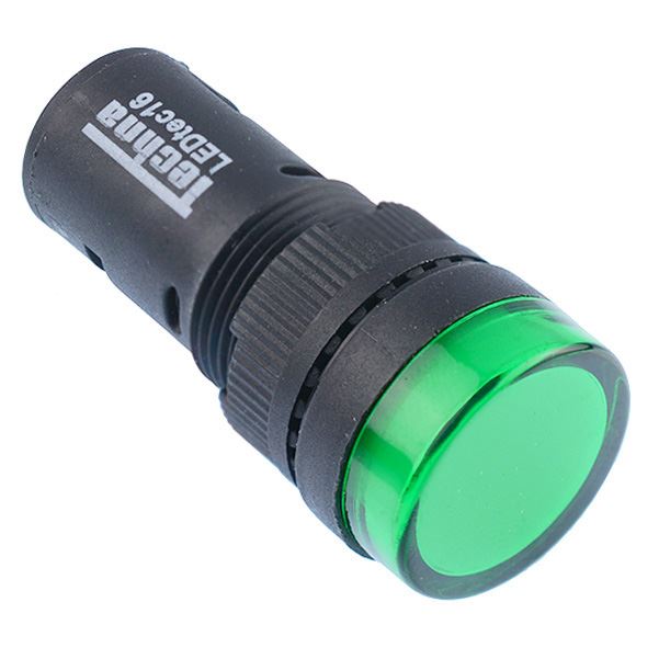 Green 16mm LED Pilot Indicator Light 12V