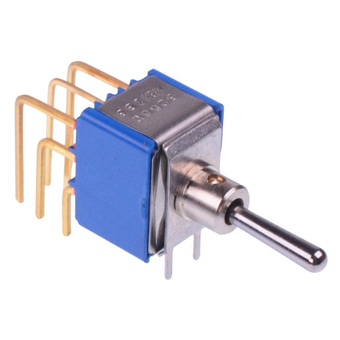 5258WCDB APEM On-Off-(On) Momentary PCB Miniature Toggle Switch 3PDT