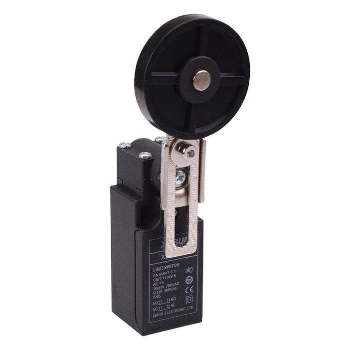 Adjustable Big Roller Arm Industrial Limit Switch IP65 10A 250V