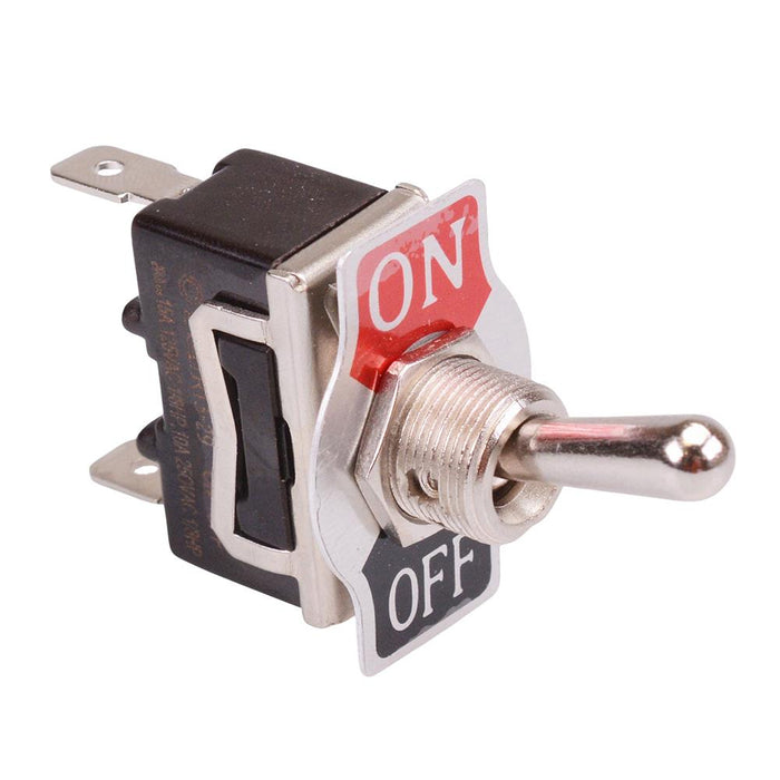 On-Off 12mm Toggle Switch SPST 15A R13-29A-01