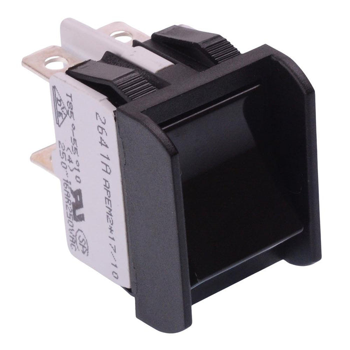 2641LP/2A232000L0 APEM Black Guard On-Off Industrial Rocker Switch DPST 16A