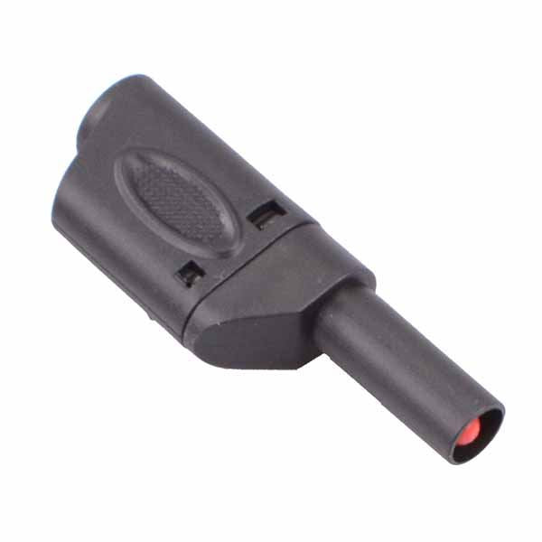 Black 4mm Shrouded Test Plug 32A