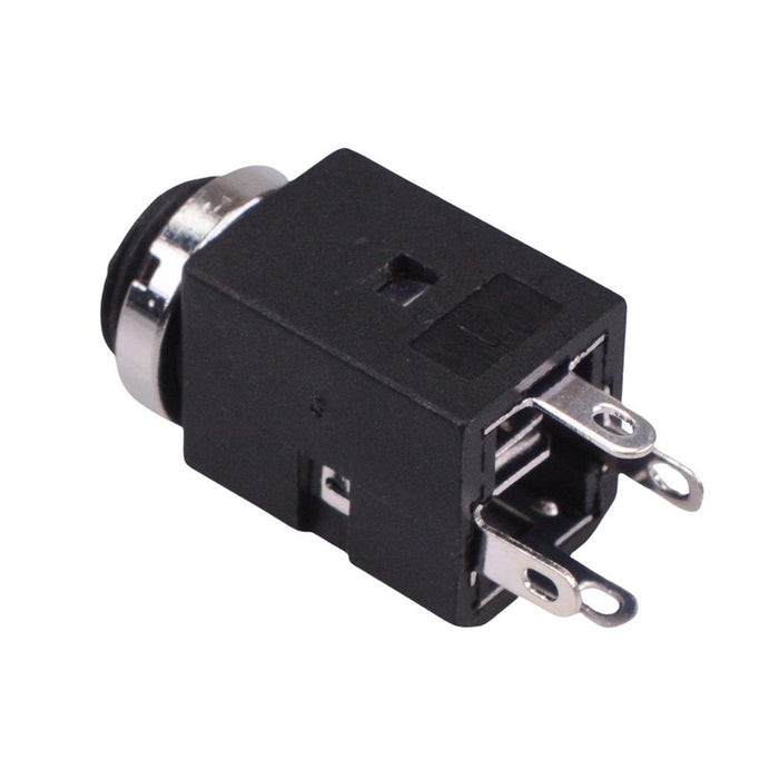 3.5mm Stereo Switched Panel Mount Jack Socket 0.5A