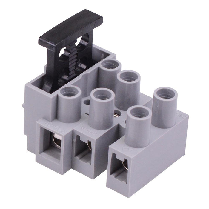 3-Pole Fused Terminal Block 10A 300V