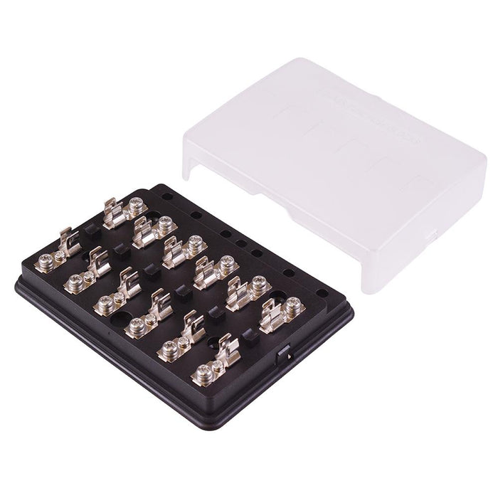 6 Way 6.3x32mm Cartridge Fuse Box 30A 32VDC