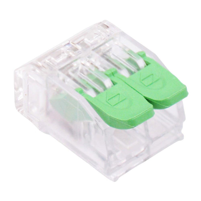 2 Way Spring Lever Terminal Block Connector 32A 450V - Box of 100