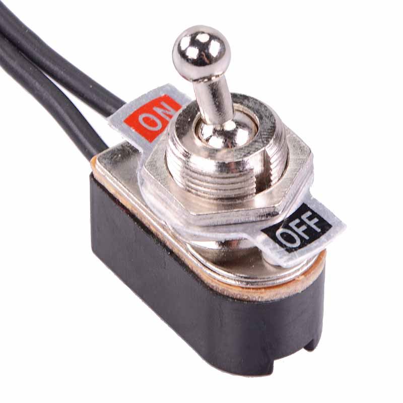 On-Off Prewired Toggle Switch SPST 10A 12VDC — Switch Electronics ...